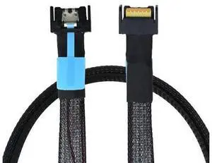 FOR Gen5 PCIE SFF-8654 4i 38P TO SAS SFF-8654 4i 38Pin Hard Drive Cable FOR Gen5 PCIE SFF-8654 4i 38P TO SAS SFF-8654 4i 38Pin Hard Drive Cable