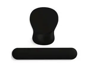 Gel Wrist Rest Mouse Pad-Ergonomic Office Mousepad with Wrist Support-Non-Slip, Design Desk Accessories Mat for Home&Game Decor (09Black Set) Gel Wrist Rest Mouse Pad-Ergonomic Office Mousepad with Wrist Support-Non-Slip, Design Desk Accessories Mat for Home&Game Decor (09Black Set)