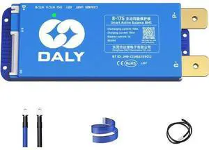 DALY Smart Active Balance BMS 150A 24V-60V 8S-17S Bluetooth incorporado con RS485 CAN placa de protección de batería PCB para batería Li-ion LifePO4 LTO DALY Smart Active Balance BMS 150A 24V-60V 8S-17S Bluetooth incorporado con RS485 CAN placa de protección de batería PCB para batería Li-ion LifePO4 LTO