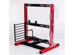 DIY Computer Motherboard Case Rack, Motherboard Chassis Set, Creative Personality ATX/M-ATX/ITX Open Air Frame Chassis Bracket , Vertical Overclocking Open Aluminum Frame Chassis Rack(Red) DIY Computer Motherboard Case Rack, Motherboard Chassis Set, Creative Personality ATX/M-ATX/ITX Open Air Frame Chassis Bracket , Vertical Overclocking Open Aluminum Frame Chassis Rack(Red)