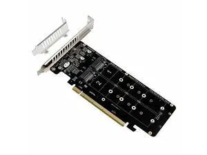 FOR PCI Express 4.0 X16 to 4 Port NVME RAID Card Adapter M KEY NVME PCI-E Split Card 32Gbps Support 2230 2242 2260 2280 M.2 NVME SSD FOR PCI Express 4.0 X16 to 4 Port NVME RAID Card Adapter M KEY NVME PCI-E Split Card 32Gbps Support 2230 2242 2260 2280 M.2 NVME SSD