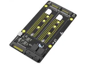 FOR M2 SSD Adapter Dual M.2 NVME M Key to Dual SFF-8643 Riser Board with SATA Type C Power Supply Support 2230 2242 2260 2280 M2 SSD FOR M2 SSD Adapter Dual M.2 NVME M Key to Dual SFF-8643 Riser Board with SATA Type C Power Supply Support 2230 2242 2260 2280 M2 SSD