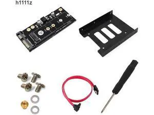 M2 to SATA Adapter M.2 NGFF SATA SSD Raiser Expansion Card for 2230 2242 2260 2280mm M.2 Solid State Disk with 3.5" Bracket Tray M2 to SATA Adapter M.2 NGFF SATA SSD Raiser Expansion Card for 2230 2242 2260 2280mm M.2 Solid State Disk with 3.5" Bracket Tray