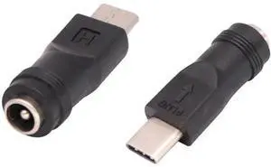 Type C Power Adapter - 2Pack DC 5.5x2.1mm Female Connector for Type C USB Charging Device Type C Power Adapter - 2Pack DC 5.5x2.1mm Female Connector for Type C USB Charging Device