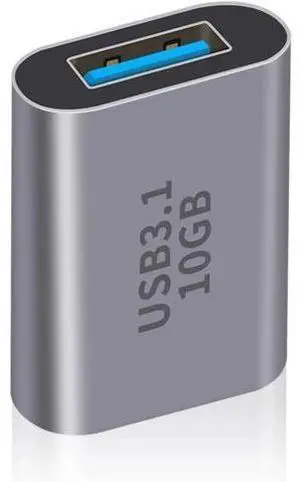 USB C Female to USB Female Adapter 3.1 Gen2, 10Gbps Bi-Directional Type C to Type A Adapter OTG Adapter Support Data Sync and Charging for Laptop, PC, iPhone, MacBook Pro, Laptop USB C Female to USB Female Adapter 3.1 Gen2, 10Gbps Bi-Directional Type C to Type A Adapter OTG Adapter Support Data Sync and Charging for Laptop, PC, iPhone, MacBook Pro, Laptop