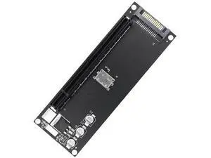 FOR Mainboard SFF-8611 8612 NVMe M.2 SSD to PCIe 4.0 X16 Adapter Expansion Card PCIe X4 Riser Card External Graphics FOR Mainboard SFF-8611 8612 NVMe M.2 SSD to PCIe 4.0 X16 Adapter Expansion Card PCIe X4 Riser Card External Graphics