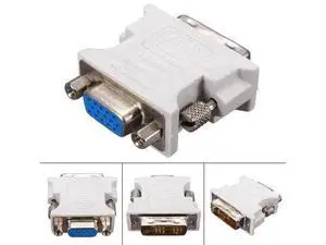 1pc DVI-D To VGA Adapter DVI-D 18+1Pin Dual Link Male to VGA 15 Pin Female Plug Adapter For PC Laptop 1pc DVI-D To VGA Adapter DVI-D 18+1Pin Dual Link Male to VGA 15 Pin Female Plug Adapter For PC Laptop