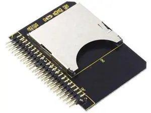 SD Card to 2.5 Inch IDE Adapter, SDHC SDXC MMC Memory Card Converter to Laptop HDD 44 Pin Male PATA Port SD Card to 2.5 Inch IDE Adapter, SDHC SDXC MMC Memory Card Converter to Laptop HDD 44 Pin Male PATA Port