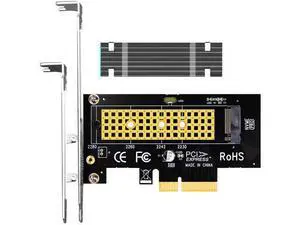 PA09-HS M.2 NVMe to PCIe 4.0 X4 Adapter with M.2 Heatsink for M.2 NVMe SSD PA09-HS M.2 NVMe to PCIe 4.0 X4 Adapter with M.2 Heatsink for M.2 NVMe SSD