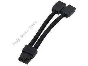 12VHPWR Adapter 2x 8Pin to 16Pin GPU Extension Cable for 3090Ti 4070Ti 4080 4090 Graphics Card GPU Connector Accessories 12VHPWR Adapter 2x 8Pin to 16Pin GPU Extension Cable for 3090Ti 4070Ti 4080 4090 Graphics Card GPU Connector Accessories