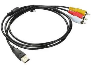 USB to 3 RCA AV A/V TV Adapter Cord Cable forTV/Mac/PC/Video USB to 3 RCA AV A/V TV Adapter Cord Cable forTV/Mac/PC/Video