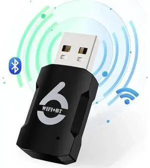 2-in-1 USB WiFi Adapter - WiFi Bluetooth Adapter, 900Mbps 2.4/5GHZ Dual Band WiFi and Bluetooth Adapter for PC/Laptop/Desktop, Driver Free Wpa3, WiFi 6 USB Bluetooth 5.3 Adapter, Win 10/11 2-in-1 USB WiFi Adapter - WiFi Bluetooth Adapter, 900Mbps 2.4/5GHZ Dual Band WiFi and Bluetooth Adapter for PC/Laptop/Desktop, Driver Free Wpa3, WiFi 6 USB Bluetooth 5.3 Adapter, Win 10/11