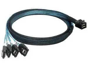 FOR 12Gb/S MINI SAS Cable SFF-8643 To 4SATA One To Four Array Card With a Length of 1 M Data Cable FOR 12Gb/S MINI SAS Cable SFF-8643 To 4SATA One To Four Array Card With a Length of 1 M Data Cable