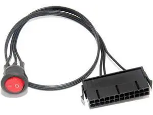 24 Pin Cable Switch cable 24Pin Power Supply Synchronizer ATX Mining Power Start Switch Power tester cable Computer Adaptor 24 Pin Cable Switch cable 24Pin Power Supply Synchronizer ATX Mining Power Start Switch Power tester cable Computer Adaptor