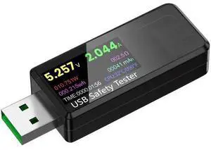 USB 3.0 Tester Multimeter 3.7-32V 0-5.1A USB Voltage Tester USB Digital Current and Voltage Tester Meter Voltmeter Ammeter IPS Color Display Capacity Power Charger Detector USB 3.0 Tester Multimeter 3.7-32V 0-5.1A USB Voltage Tester USB Digital Current and Voltage Tester Meter Voltmeter Ammeter IPS Color Display Capacity Power Charger Detector