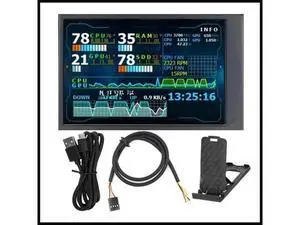 FOR 3.5 Inch IPS LCD Monitor Display Mini Capacitive Screen for AIDA64 USB Computer Monitor USB LCD Display PC Case FOR 3.5 Inch IPS LCD Monitor Display Mini Capacitive Screen for AIDA64 USB Computer Monitor USB LCD Display PC Case