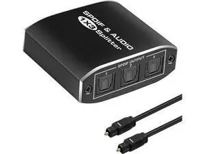 3 Port Digital Optical Audio Splitter with Power Cable &Optical Cable Toslink Splitter 1in3 Out Digital SPDIF Toslink Optical Audio Splitter Support 5.1CH Dolby-AC3 DTS PS3 Blue-Ray DVD 3 Port Digital Optical Audio Splitter with Power Cable &Optical Cable Toslink Splitter 1in3 Out Digital SPDIF Toslink Optical Audio Splitter Support 5.1CH Dolby-AC3 DTS PS3 Blue-Ray DVD