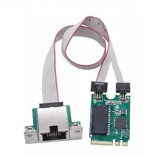 FOR M.2 A+E Gigabit Ethernet Network Card RTL8111H/RTL8111F Chip 10/100/1000Mbps Network Adapter M2 to RJ45 COM Port Lan Adapter FOR M.2 A+E Gigabit Ethernet Network Card RTL8111H/RTL8111F Chip 10/100/1000Mbps Network Adapter M2 to RJ45 COM Port Lan Adapter