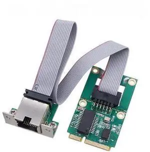FOR Mini PCIE Gigabit Ethernet Network Adapter RTL8111H/RTL8111F Chip 10/100/1000Mbps Mini PCI Express to RJ45 COM Port Lan Card FOR Mini PCIE Gigabit Ethernet Network Adapter RTL8111H/RTL8111F Chip 10/100/1000Mbps Mini PCI Express to RJ45 COM Port Lan Card
