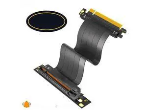 FOR 90 Degree PCIE 4.0 16X High Speed PCI Express Riser Silver-plated Cable 64GBS for RTX4090 RTX3090ti RX6900XT GPU Extension Cable FOR 90 Degree PCIE 4.0 16X High Speed PCI Express Riser Silver-plated Cable 64GBS for RTX4090 RTX3090ti RX6900XT GPU Extension Cable