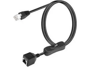 Cat6 Ethernet Cable with On/Off Switch High Speed RJ45 Male to Female Extension Cable with 304 Switch Cat6 Internet Network Cable,1M 3.3FT (Male to Female) Cat6 Ethernet Cable with On/Off Switch High Speed RJ45 Male to Female Extension Cable with 304 Switch Cat6 Internet Network Cable,1M 3.3FT (Male to Female)