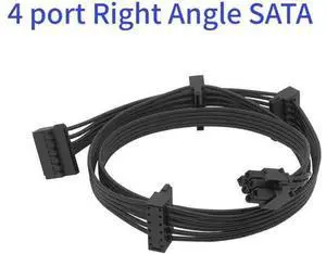 For G-450 G-550 G-650 G-750 PCIe 6 pins to Peripheral 4 Pin SATA PCI-E 8 Pin to 2 port 6+2 Pin 8Pin Power Supply cable(6pin to 4 SATA) For G-450 G-550 G-650 G-750 PCIe 6 pins to Peripheral 4 Pin SATA PCI-E 8 Pin to 2 port 6+2 Pin 8Pin Power Supply cable(6pin to 4 SATA)