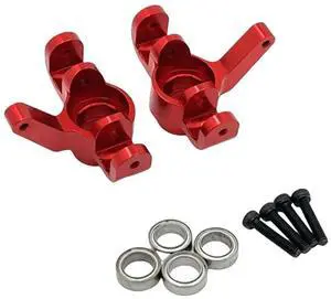 Rc Steering Cup Parts For MJX 14207 14208 1/14 Metal Upgrade Front Steering Blocks With Bearings Remote Control Car Repair Modify Spare Parts(Red) Rc Steering Cup Parts For MJX 14207 14208 1/14 Metal Upgrade Front Steering Blocks With Bearings Remote Control Car Repair Modify Spare Parts(Red)