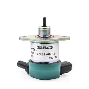 D1005 D1105 D905 Engine Fuel Shutdown Shut Off Solenoid Valve 17208-60016 17208-60015 Generator Stop Solenoid DC 12v 24v(12V) D1005 D1105 D905 Engine Fuel Shutdown Shut Off Solenoid Valve 17208-60016 17208-60015 Generator Stop Solenoid DC 12v 24v(12V)