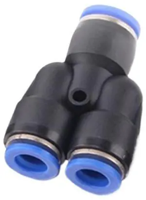50pcs One-Touch Fitting PYW Series PYW6-4 PYW8-6 PYW10-6 PYW10-8 PYW12-8 PYW12-10 Tube-tube Type Different Diameter Union "Y"(PYW6-4) 50pcs One-Touch Fitting PYW Series PYW6-4 PYW8-6 PYW10-6 PYW10-8 PYW12-8 PYW12-10 Tube-tube Type Different Diameter Union "Y"(PYW6-4)