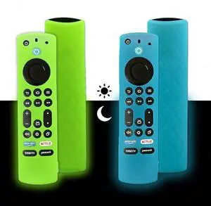 2-Pack Silicone Remote Cover for Toshiba/Insignia, Green & Blue 2-Pack Silicone Remote Cover for Toshiba/Insignia, Green & Blue