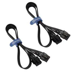 (2-Pack) PCIe Cable for Seasonic PSUs, PCIe 8 Pin Male to PCIe 8 Pin (6+2) Male Power Adapter 25-inch(63cm) (2-Pack) PCIe Cable for Seasonic PSUs, PCIe 8 Pin Male to PCIe 8 Pin (6+2) Male Power Adapter 25-inch(63cm)