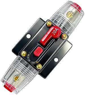 20A Waterproof DC Circuit Breaker 12V-24V Manual Reset 20A Waterproof DC Circuit Breaker 12V-24V Manual Reset