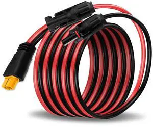Solar Panel Cable for Ecoflow Anker SOLIX 12AWG, 10FT/3M Compatible with MC-4 to XT60 Plug Solar Panel Connector Adapter Extension for Portable Power Station Solar Generator RV Solar Panel Cable for Ecoflow Anker SOLIX 12AWG, 10FT/3M Compatible with MC-4 to XT60 Plug Solar Panel Connector Adapter Extension for Portable Power Station Solar Generator RV