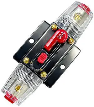 30A Waterproof DC Circuit Breaker 12V-24V Manual Reset 30A Waterproof DC Circuit Breaker 12V-24V Manual Reset