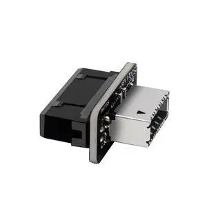 USB 3.2 Gen 1 to USB 3.2 Gen 2 Header Adapter, USB 3.1 Type-E Key-A to USB 3.0 20 Pin Header Converter for Type C Motherboard (Vertical Type) USB 3.2 Gen 1 to USB 3.2 Gen 2 Header Adapter, USB 3.1 Type-E Key-A to USB 3.0 20 Pin Header Converter for Type C Motherboard (Vertical Type)