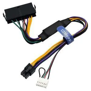24 pin to 6 pin Adapter HP ATX Power Cable Compatible with Z200 Z210 Z220 Z230 Z240 SFF MT TWR Series 4000 6005 8300, ProDesk 600 G1, EliteDesk 800 G1 13.3-inch (34cm) 24 pin to 6 pin Adapter HP ATX Power Cable Compatible with Z200 Z210 Z220 Z230 Z240 SFF MT TWR Series 4000 6005 8300, ProDesk 600 G1, EliteDesk 800 G1 13.3-inch (34cm)