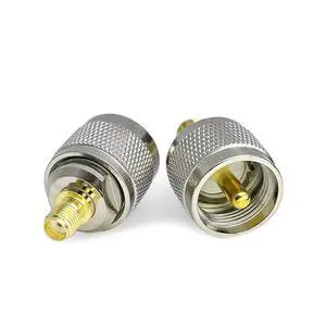 2PCS RF coaxial Coax SMA Female to UHF Male PL-259 Adapter 2PCS RF coaxial Coax SMA Female to UHF Male PL-259 Adapter