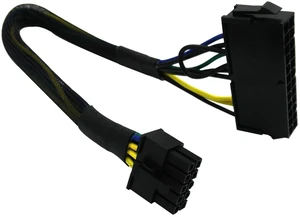 24 Pin to 10 Pin ATX PSU Main Power Adapter Braided Sleeved Cable for IBM Lenovo PCs and Servers 12-inch(30cm) 24 Pin to 10 Pin ATX PSU Main Power Adapter Braided Sleeved Cable for IBM Lenovo PCs and Servers 12-inch(30cm)