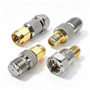 SMA to F Type Coax Connector, 4PCS SMA M/F to F M/F SMA to F Type Coax Connector, 4PCS SMA M/F to F M/F