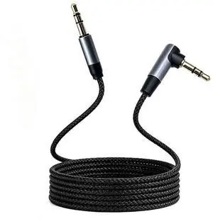 3.5 to 3.5mm TRS Aux Cable, 90 Degree for Headphone, 3.93FT 3.5 to 3.5mm TRS Aux Cable, 90 Degree for Headphone, 3.93FT