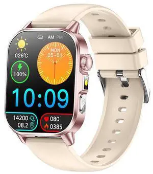 The new cross-border ET571 smartwatch features ECG, Bluetooth calling, water resistance, and heart rate, blood pressure, and blood oxygen monitoring yellow The new cross-border ET571 smartwatch features ECG, Bluetooth calling, water resistance, and heart rate, blood pressure, and blood oxygen monitoring yellow