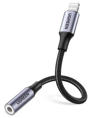 UGREEN Headphone Adapter for iPhone MFi Certified Lightning to 3.5 mm Earphone Jack Male to Female Braided Audio Aux Stereo Cable Connector Dongle for iPhone 13 12 SE 11 Pro Max, XS XR 8 Plus, Gray UGREEN Headphone Adapter for iPhone MFi Certified Lightning to 3.5 mm Earphone Jack Male to Female Braided Audio Aux Stereo Cable Connector Dongle for iPhone 13 12 SE 11 Pro Max, XS XR 8 Plus, Gray