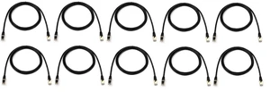 RiteAV - Cat7/Cat8 Outdoor Waterproof Ethernet Direct Burial Cable (600MHz) Shielded (Pure Copper) PE Rugged Jacket - 3FT - 10 Pack RiteAV - Cat7/Cat8 Outdoor Waterproof Ethernet Direct Burial Cable (600MHz) Shielded (Pure Copper) PE Rugged Jacket - 3FT - 10 Pack