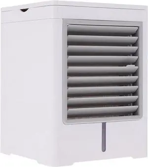 balacoo Portable USB Mini Air Conditioner Cooling Fan for Office Desk, Personal Plastic Desktop Cooler with Compact Design, USB Operated Air Cooler for Home and Travel Use balacoo Portable USB Mini Air Conditioner Cooling Fan for Office Desk, Personal Plastic Desktop Cooler with Compact Design, USB Operated Air Cooler for Home and Travel Use