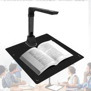 High Definition Book Scanner Camera, Portable Document Scanner with LED Light and OCR for Teachers Library and Home Office High Definition Book Scanner Camera, Portable Document Scanner with LED Light and OCR for Teachers Library and Home Office