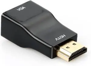 Classic HDMI to VGA Adapter 1080P Full HD for Raspberry Pi - Black Classic HDMI to VGA Adapter 1080P Full HD for Raspberry Pi - Black