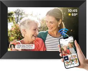 Uhale Digital Picture Frame WiFi 10.1 Inch, Electronic Photo Frames 1280 x 800 HD IPS Touch Screen, Auto Rotate, Slideshow, Share Photos/Videos from Phone Instantly Uhale Digital Picture Frame WiFi 10.1 Inch, Electronic Photo Frames 1280 x 800 HD IPS Touch Screen, Auto Rotate, Slideshow, Share Photos/Videos from Phone Instantly