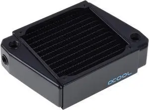 Alphacool NexXxos XT45 Full Copper X-Flow Radiator120, 120mm x 1, Single Fan, Black Alphacool NexXxos XT45 Full Copper X-Flow Radiator120, 120mm x 1, Single Fan, Black