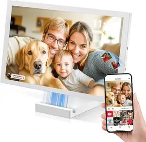 NGTeco WiFi Digital Picture Frame with 64GB Storage, 10.1" HD Touch Screen Digital Photo Frame, 5000mAh Battery, Share Photos/Videos Instantly via Frameo App NGTeco WiFi Digital Picture Frame with 64GB Storage, 10.1" HD Touch Screen Digital Photo Frame, 5000mAh Battery, Share Photos/Videos Instantly via Frameo App