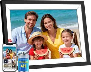 UHALE Battery Power Digital Picture Frame, 10.1'' 1920x1080 HD IPS Touch Screen, Auto-Rotate, Share Photos and Videos 4 Hours,32GB,Wedding Ideal Christmas for Loved Ones UHALE Battery Power Digital Picture Frame, 10.1'' 1920x1080 HD IPS Touch Screen, Auto-Rotate, Share Photos and Videos 4 Hours,32GB,Wedding Ideal Christmas for Loved Ones